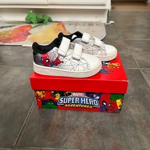 Adidas Spider-Man toddler sneaker shoe